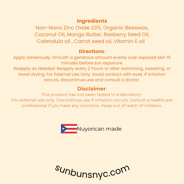 SunBuns For Your Mini Natural Sunshade SPF 30+